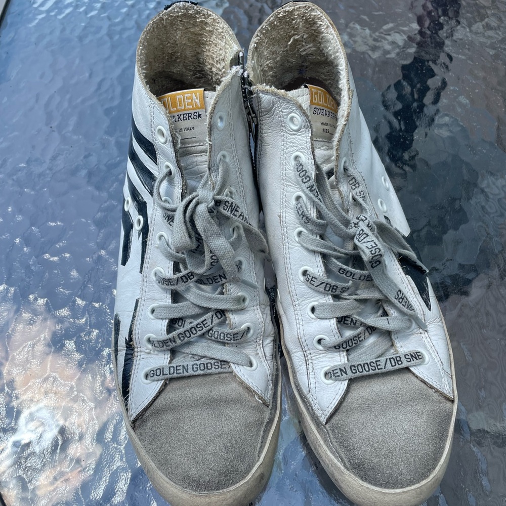 Golden Goose High Sneakers Authentic 9.5 - Picture 4 of 6